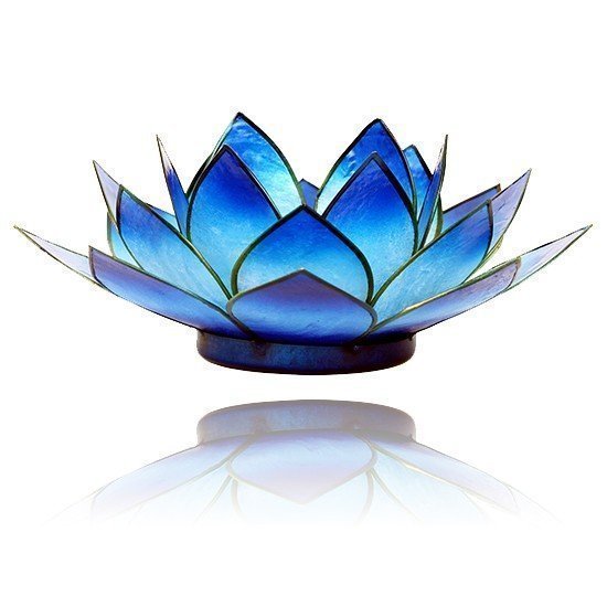 Lotus sfeerlicht blauw 2-kleurig