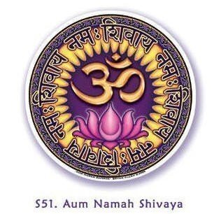 Raamsticker Om Namah Shivaya
