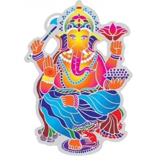 Raamsticker Dansende Ganesha